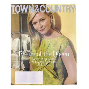 Town and Country Magazine September 2025 Return of the Queen Kirsten Dunst